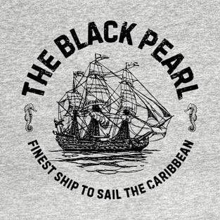 The Black Pearl Finest Ship To Sail The Caribbean T-Shirt